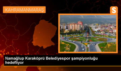 Karaköprü Belediyespor, şampiyonluk için iddialı