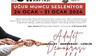 Uğur Mumcu ve Katledilen Aydınlar Anısına Düzenlenecek 31. Adalet ve Demokrasi Haftası’nın Teması “Adalet, Demokrasi, Laiklik” Olarak Belirlendi