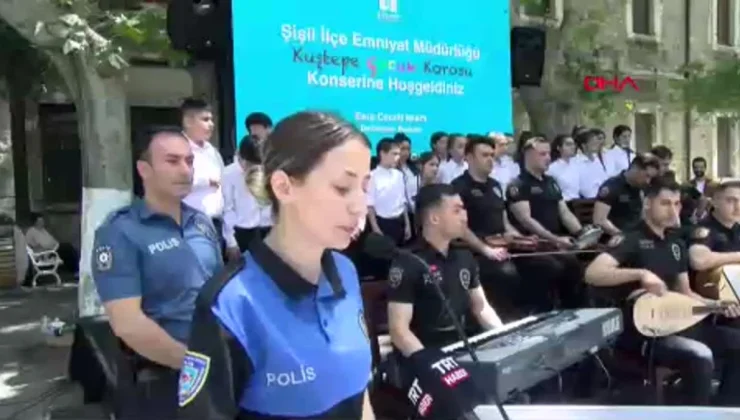 İstanbul Emniyet Müdürlüğü tarafından oluşturulan Kuştepe Çocuk Korosu, Darülaceze’de konser verdi