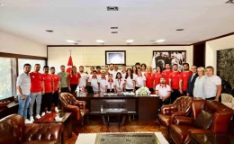 Denizli Büyükşehir Belediyespor’un Ulusal ve Uluslararası Yarışmalarda Dereceye Giren Sporcuları Başkan Çavuşoğlu İle Buluştu