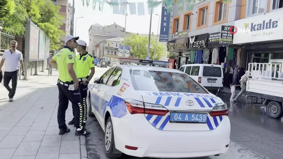 Ağrı’da okul servisleri ve güzergahları denetlendi