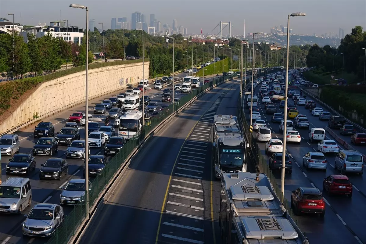 İstanbul’da Sabah Trafik Yoğunluğu